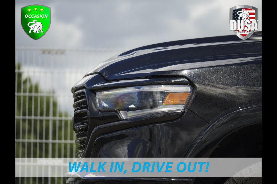 Dodge Ram | 1500 | Limited | 5.7 V8 | 4x4 | Crew Cab | Night Edition | HEMI | Panorama | Deksel | Full Nieuw binnen!