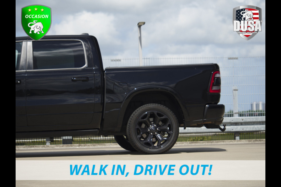 Dodge Ram | 1500 | Limited | 5.7 V8 | 4x4 | Crew Cab | Night Edition | HEMI | Panorama | Deksel | Full Nieuw binnen!