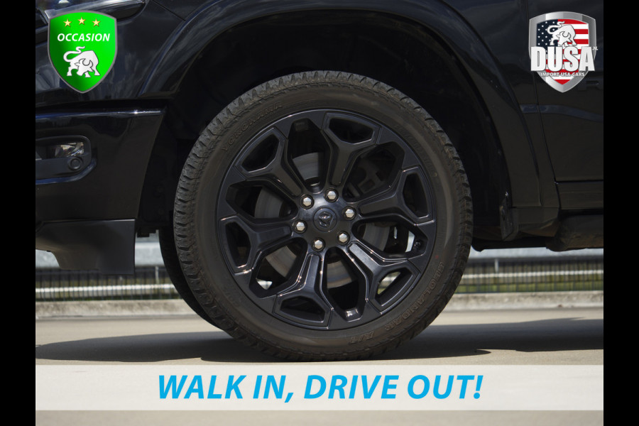 Dodge Ram | 1500 | Limited | 5.7 V8 | 4x4 | Crew Cab | Night Edition | HEMI | Panorama | Deksel | Full Nieuw binnen!