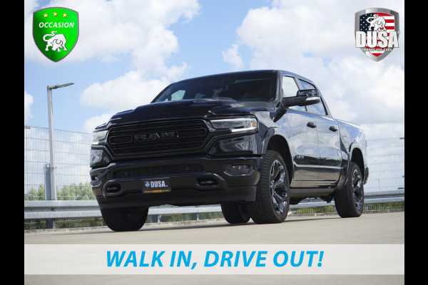 Dodge Ram | 1500 | Limited | 5.7 V8 | 4x4 | Crew Cab | Night Edition | HEMI | Panorama | Deksel | Full Nieuw binnen!