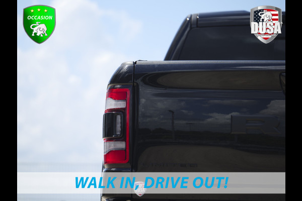 Dodge Ram | 1500 | Limited | 5.7 V8 | 4x4 | Crew Cab | Night Edition | HEMI | Panorama | Deksel | Full Nieuw binnen!