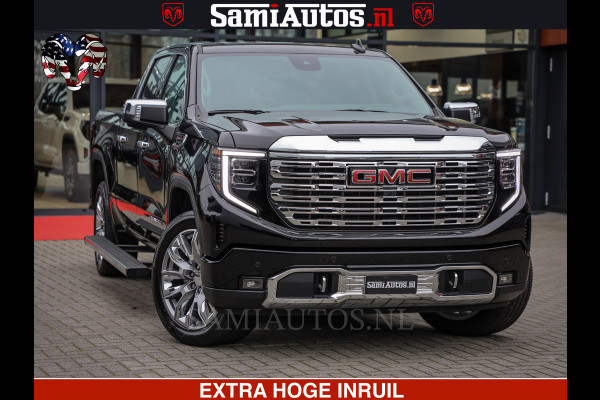 GMC Sierra Denali 6.2 V8 426PK | HUD | ALLE OPTIES | HEAD-UP | LANE ASSIST | 360 CAMERA | VIRTUAL COCKPIT | BLACK LEDER | DUBBELE CABINE | 5 PERSOONS | PICK UP | Voorraad Nr 2561 - 4234