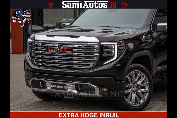 GMC Sierra Denali 6.2 V8 426PK | HUD | ALLE OPTIES | HEAD-UP | LANE ASSIST | 360 CAMERA | VIRTUAL COCKPIT | BLACK LEDER | DUBBELE CABINE | 5 PERSOONS | PICK UP | Voorraad Nr 2561 - 4234