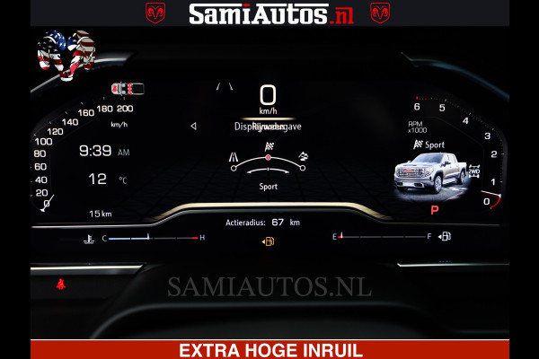 GMC Sierra Denali 6.2 V8 426PK | HUD | ALLE OPTIES | HEAD-UP | LANE ASSIST | 360 CAMERA | VIRTUAL COCKPIT | BLACK LEDER | DUBBELE CABINE | 5 PERSOONS | PICK UP | Voorraad Nr 2561 - 4234