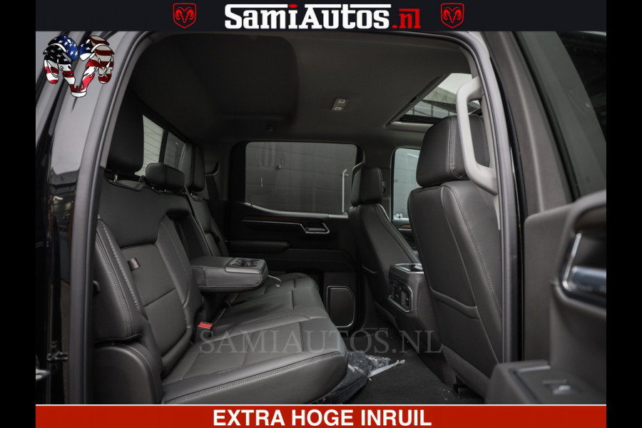 GMC Sierra Denali 6.2 V8 426PK | HUD | ALLE OPTIES | HEAD-UP | LANE ASSIST | 360 CAMERA | VIRTUAL COCKPIT | BLACK LEDER | DUBBELE CABINE | 5 PERSOONS | PICK UP | Voorraad Nr 2561 - 4234