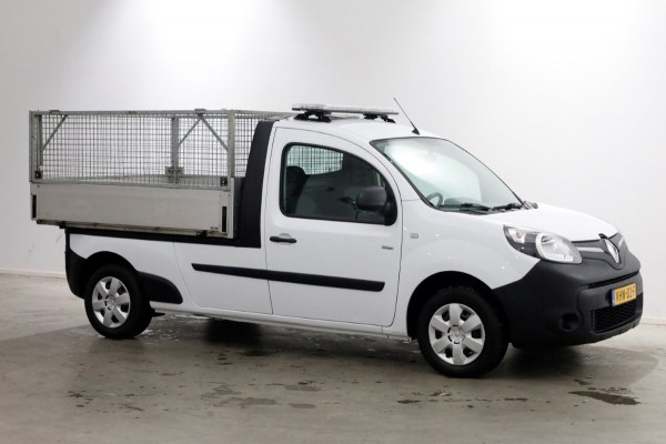 Renault Kangoo Z.E. Maxi 33kWh 100% Elektrisch Open Laadbak Koop Accu SOH 88% 11-2020