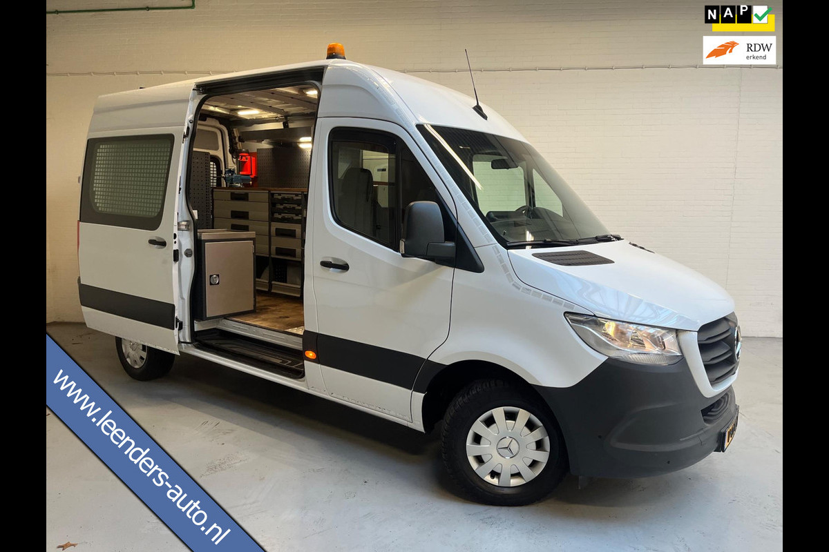 Mercedes-Benz Sprinter Automaat Servicewagen 314 2.2 CDI 140PK L2H2 euro6 BOTT, Victron V230, Standkachel Trekhaak RIJKLAARPRIJS