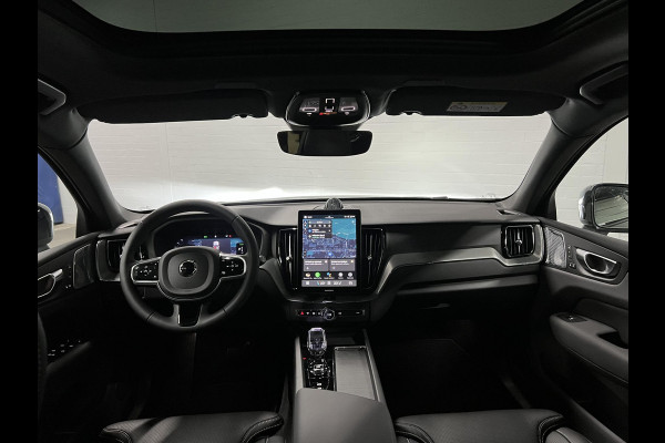 Volvo XC60 2.0 T8 Plug-in hybrid AWD Black Edition Luchtvering | Massage | Bowers & Wilkins | Adapt. Cruise | Open dak | Head-up | 360 camera | Stoelventilatie /-verwarming