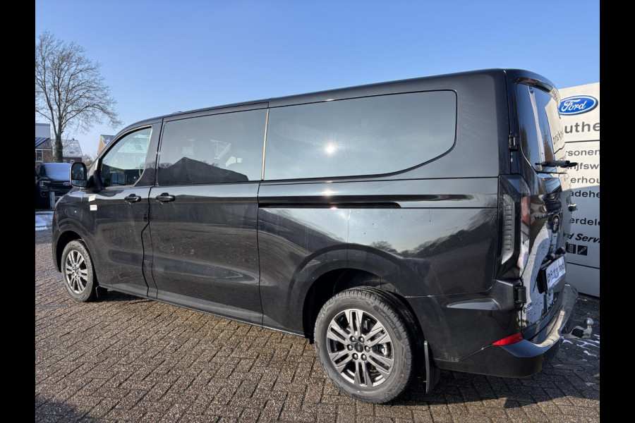 Ford Transit Custom 340 2.5 PHEV L2H1 Limited SCI | 233pk | Kombi | Incl. BTW/BPM | Dubbele zijschuifdeur | Privacy Glass | Inklapbare trekhaak | 17 inch lichtmetalen velgen | Driver Assistance Pack Premium | Verwarmbaar stuurwiel