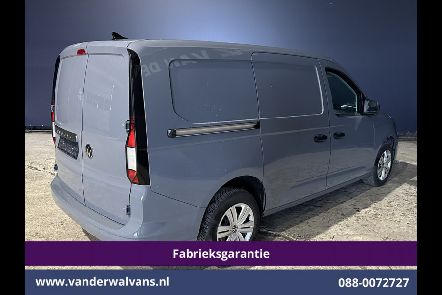 Volkswagen Caddy Cargo Maxi 1.5 TSI 115pk Benzine motor L2H1 Fabrieksgarantie Euro6 Airco | Camera | Apple Carplay | Bumper in de kleur Android Auto, Zijdeur