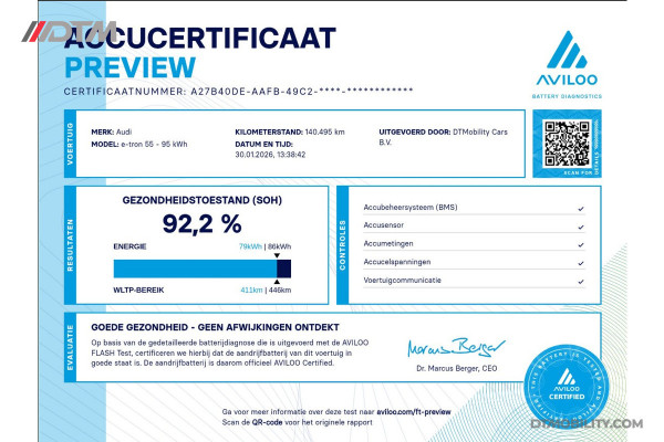 Audi e-tron Sportback 55 Quattro S-Edition | 92,2% SOH | Pano | HuD | 360