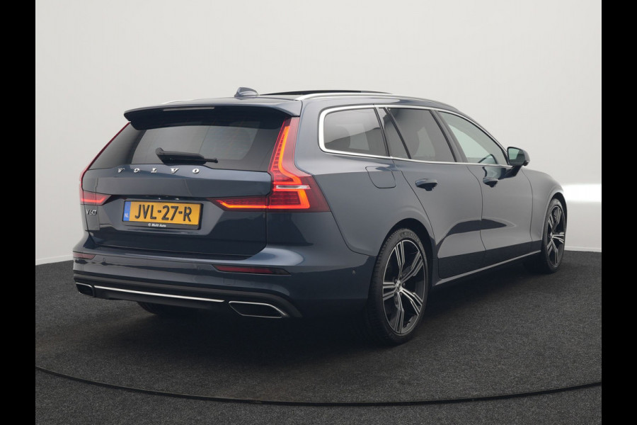 Volvo V60 T6 Recharge AWD Inscription Plug In Hybrid 340pk Dealer O.H. PHEV | Trekhaak Af Fabriek | Panodak | Lederen Sportstoelen Massage & Memory & Ventilatie | Adaptive Cruise | Head Up | 360 Camera | Stoelen & Stuur Verwarmd | Bowers & Wilkins |