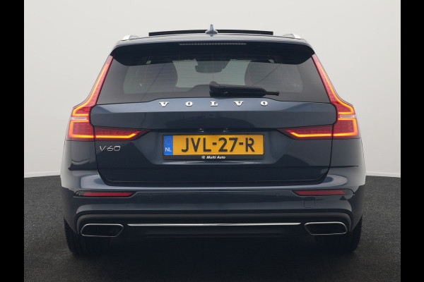 Volvo V60 T6 Recharge AWD Inscription Plug In Hybrid 340pk Dealer O.H. PHEV | Trekhaak Af Fabriek | Panodak | Lederen Sportstoelen Massage & Memory & Ventilatie | Adaptive Cruise | Head Up | 360 Camera | Stoelen & Stuur Verwarmd | Bowers & Wilkins |