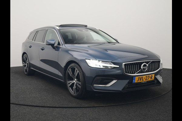 Volvo V60 T6 Recharge AWD Inscription Plug In Hybrid 340pk Dealer O.H. PHEV | Trekhaak Af Fabriek | Panodak | Lederen Sportstoelen Massage & Memory & Ventilatie | Adaptive Cruise | Head Up | 360 Camera | Stoelen & Stuur Verwarmd | Bowers & Wilkins |