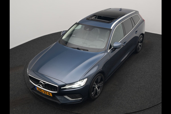 Volvo V60 T6 Recharge AWD Inscription Plug In Hybrid 340pk Dealer O.H. PHEV | Trekhaak Af Fabriek | Panodak | Lederen Sportstoelen Massage & Memory & Ventilatie | Adaptive Cruise | Head Up | 360 Camera | Stoelen & Stuur Verwarmd | Bowers & Wilkins |