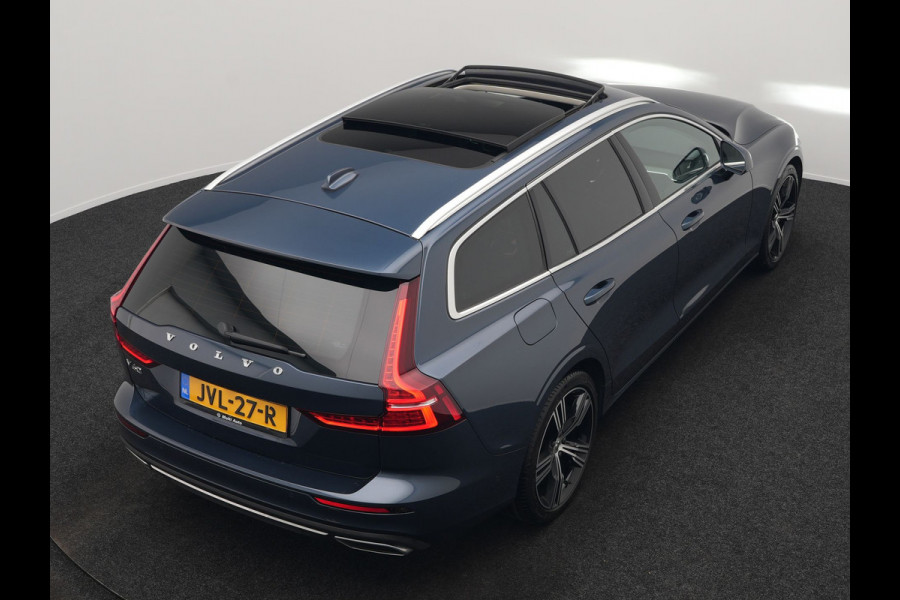 Volvo V60 T6 Recharge AWD Inscription Plug In Hybrid 340pk Dealer O.H. PHEV | Trekhaak Af Fabriek | Panodak | Lederen Sportstoelen Massage & Memory & Ventilatie | Adaptive Cruise | Head Up | 360 Camera | Stoelen & Stuur Verwarmd | Bowers & Wilkins |