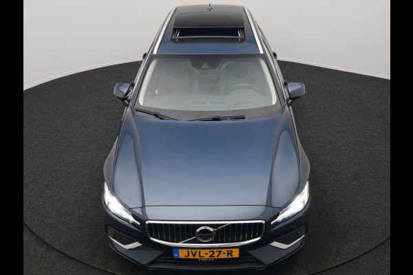 Volvo V60 T6 Recharge AWD Inscription Plug In Hybrid 340pk Dealer O.H. PHEV | Trekhaak Af Fabriek | Panodak | Lederen Sportstoelen Massage & Memory & Ventilatie | Adaptive Cruise | Head Up | 360 Camera | Stoelen & Stuur Verwarmd | Bowers & Wilkins |