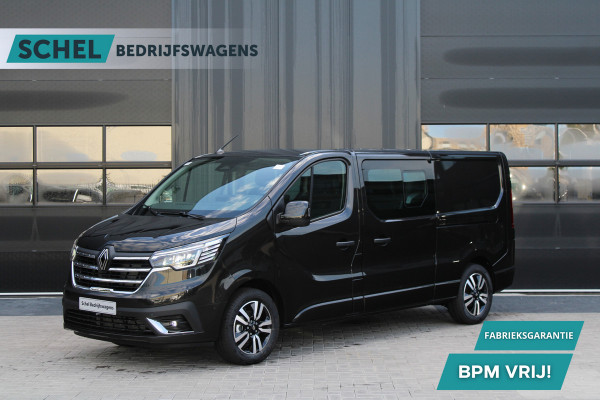 Renault Trafic 2.0 Blue dCi 170pk T29 L2H1 Extra DC - 2x Schuifdeur - Carplay - LED - Blind Spot - Navigatie - Camera - Trekhaak - Stoelverwarm