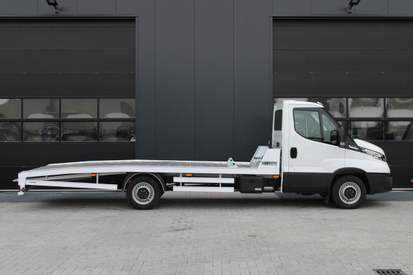 Iveco Daily - 35S18 3.0L 180pk Autotransporter - Geveerde Stoel - Lier - LED - Navi - ACC - Lane Assist - Faustmann Opbouw - Rijklaar