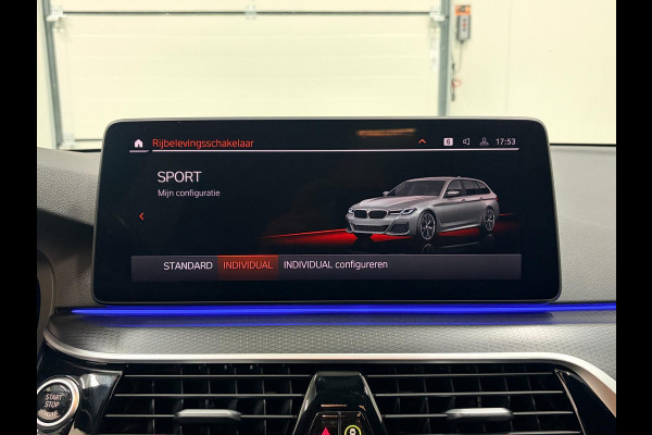 BMW 5 Serie Touring 520i Business Edition Plus M-pakket Hud Navi DAB Carplay Trekhaak Stoelverw. Memory Virtual Matrix ACC