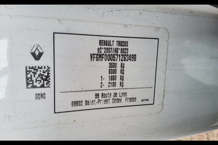 Renault Master 150.35 GESLOTEN L2H2 - EURO 6 - VF6MF000571263498 - BELGISCHE PAPIEREN