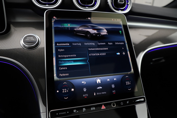 Mercedes-Benz CLE Coupé 300e AMG | 313PK | Pano | Head-up | Keyless-go | Burmester | Sfeerverlichting | Digital-light | Distronic | 2024.