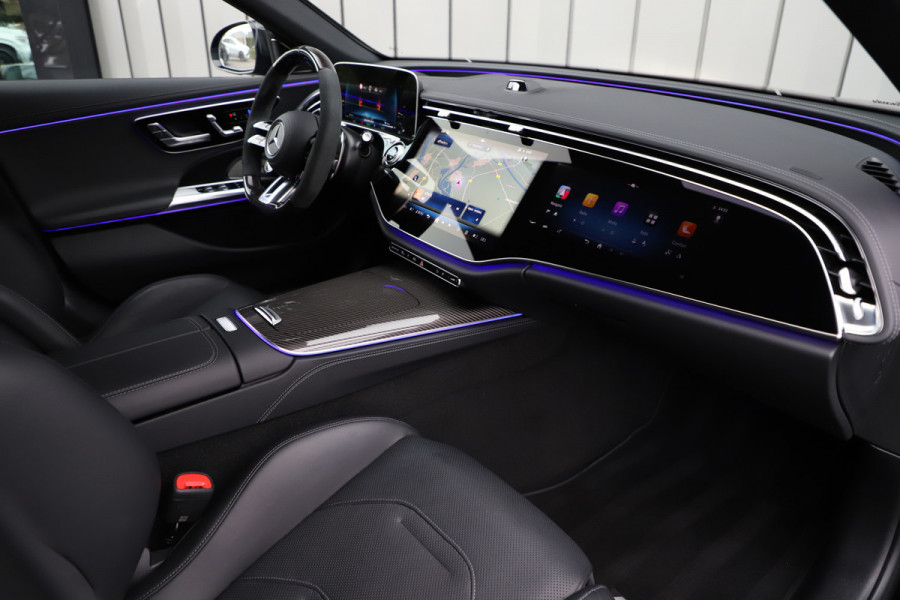 Mercedes-Benz E-Klasse AMG 53 4MATIC+ | 612PK | Achterasbesturing | Hyperscreen | Carbon | Head-up | Adapt. onderstel | Burmester 4D | Keyless-go | Dig