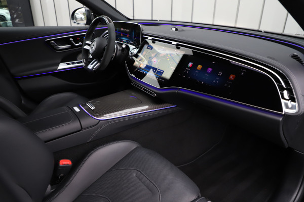 Mercedes-Benz E-Klasse AMG 53 4MATIC+ | 612PK | Achterasbesturing | Hyperscreen | Carbon | Head-up | Adapt. onderstel | Burmester 4D | Keyless-go | Dig