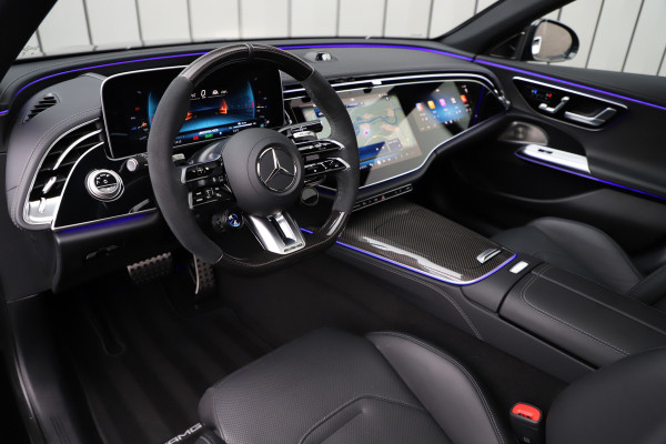 Mercedes-Benz E-Klasse AMG 53 4MATIC+ | 612PK | Achterasbesturing | Hyperscreen | Carbon | Head-up | Adapt. onderstel | Burmester 4D | Keyless-go | Dig