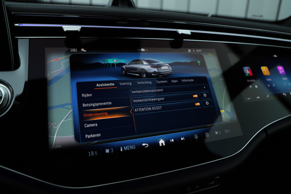 Mercedes-Benz E-Klasse AMG 53 4MATIC+ | 612PK | Achterasbesturing | Hyperscreen | Carbon | Head-up | Adapt. onderstel | Burmester 4D | Keyless-go | Dig