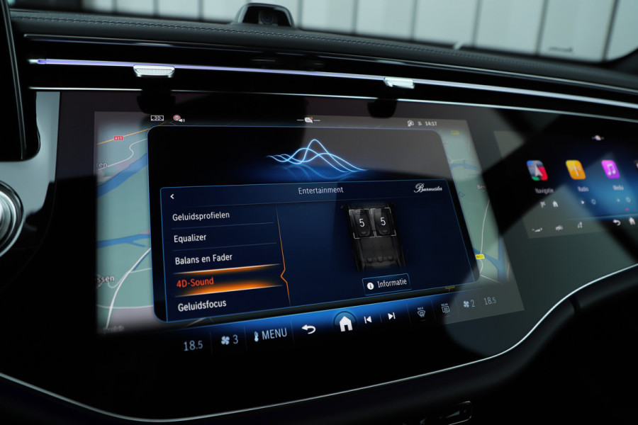 Mercedes-Benz E-Klasse AMG 53 4MATIC+ | 612PK | Achterasbesturing | Hyperscreen | Carbon | Head-up | Adapt. onderstel | Burmester 4D | Keyless-go | Dig