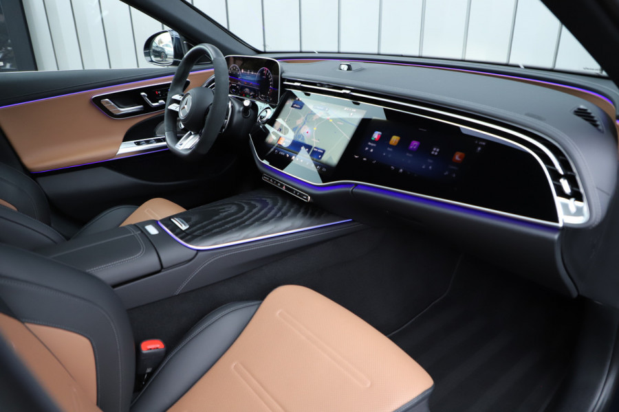 Mercedes-Benz E-Klasse AMG 53 4MATIC+ | 612PK | Achterasbesturing | Massage | Hyperscreen | Head-up | Adapt. onderstel | Keyless-go | Burmester 4D | Di