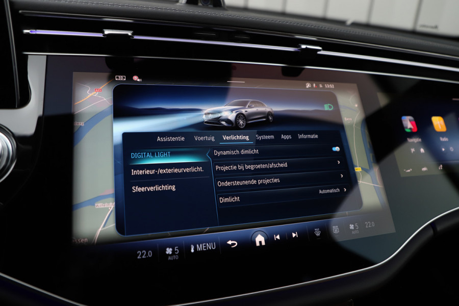 Mercedes-Benz E-Klasse AMG 53 4MATIC+ | 612PK | Achterasbesturing | Massage | Hyperscreen | Head-up | Adapt. onderstel | Keyless-go | Burmester 4D | Di