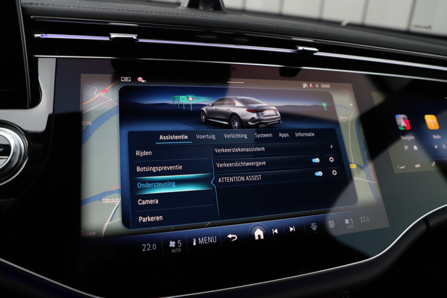 Mercedes-Benz E-Klasse AMG 53 4MATIC+ | 612PK | Achterasbesturing | Massage | Hyperscreen | Head-up | Adapt. onderstel | Keyless-go | Burmester 4D | Di