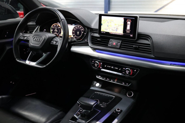 Audi Q5 50 TFSI e quattro 3x S-line LED/VIRTUAL/SFEER/PANO/B&O/LEER+S.VERWARMING/21' LMV/360 CAM/ACC/ECC/12 MND GARANTIE!
