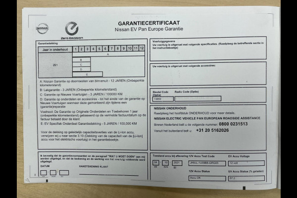 Nissan Leaf N-Connecta 40 kWh|94%SOH|270 WLTP|360-CAMERA|APPLE CARPLAY|STUUR+STOELVERW VOOR+ACHTER|ACC|NAVIGATIE|NL-AUTO|NAP|MARGE