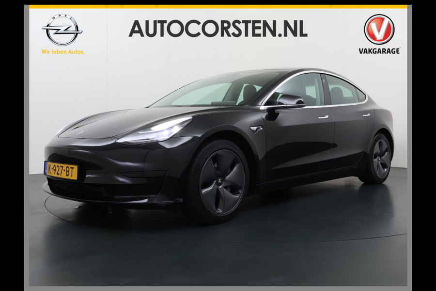 Tesla Model 3 RWD Plus SOH 92% Trekhaak Navi Ecc Leder Adap.Cruise Panoramadak Autopilot Camera Pdc Elek.Stoelen Memory DAB Led Stoelverwarming Intel Atom® Processor Isofix Dashcam Toybox 1e Eigenaar 1.000KG Trekgewicht Origineel Nederlandse Auto