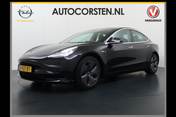 Tesla Model 3 RWD Plus SOH 92% Trekhaak Navi Ecc Leder Adap.Cruise Panoramadak Autopilot Camera Pdc Elek.Stoelen Memory DAB Led Stoelverwarming Intel Atom® Processor Isofix Dashcam Toybox 1e Eigenaar 1.000KG Trekgewicht Origineel Nederlandse Auto