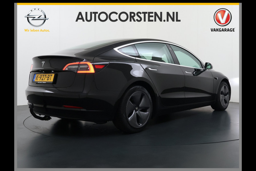 Tesla Model 3 RWD Plus SOH 92% Trekhaak Navi Ecc Leder Adap.Cruise Panoramadak Autopilot Camera Pdc Elek.Stoelen Memory DAB Led Stoelverwarming Intel Atom® Processor Isofix Dashcam Toybox 1e Eigenaar 1.000KG Trekgewicht Origineel Nederlandse Auto