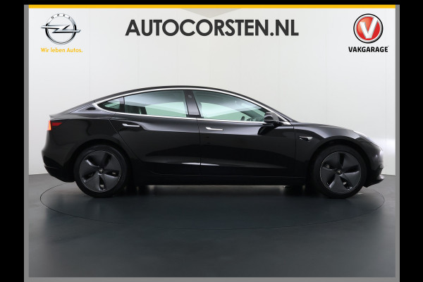 Tesla Model 3 RWD Plus SOH 92% Trekhaak Navi Ecc Leder Adap.Cruise Panoramadak Autopilot Camera Pdc Elek.Stoelen Memory DAB Led Stoelverwarming Intel Atom® Processor Isofix Dashcam Toybox 1e Eigenaar 1.000KG Trekgewicht Origineel Nederlandse Auto
