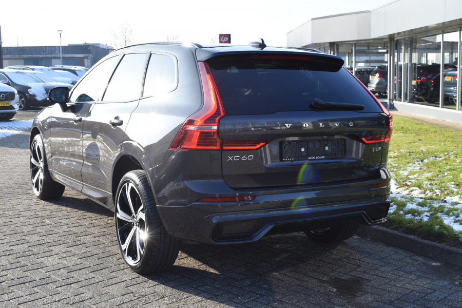 Volvo XC60 T6 350PK Plug-in hybrid AWD Plus Dark | 21" LMV | Luchtvering | H&K | Panodak | Contour stoelen | 360 Canera