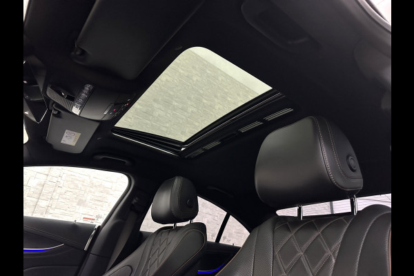 Mercedes-Benz CLS-Klasse 450 4MATIC Edition 1 AMG-Line | 360 Camera | Leder-Exclusief | ACC | Burmester | Schuifdak | Multibeam-LED | Sfeerverlichting | Memory | Stoelverwarming V+A | IWC-Klokje | ISO-Glas | 20'' | Dodehoek | Lane Assist | Carplay |