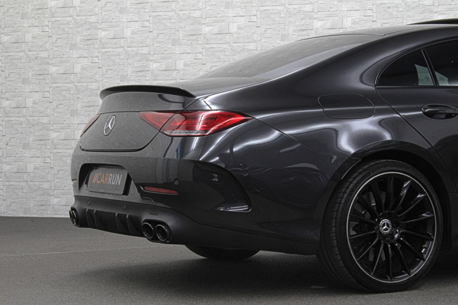Mercedes-Benz CLS-Klasse 450 4MATIC Edition 1 AMG-Line | 360 Camera | Leder-Exclusief | ACC | Burmester | Schuifdak | Multibeam-LED | Sfeerverlichting | Memory | Stoelverwarming V+A | IWC-Klokje | ISO-Glas | 20'' | Dodehoek | Lane Assist | Carplay |
