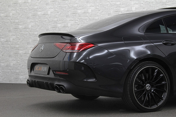 Mercedes-Benz CLS-Klasse 450 4MATIC Edition 1 AMG-Line | 360 Camera | Leder-Exclusief | ACC | Burmester | Schuifdak | Multibeam-LED | Sfeerverlichting | Memory | Stoelverwarming V+A | IWC-Klokje | ISO-Glas | 20'' | Dodehoek | Lane Assist | Carplay |