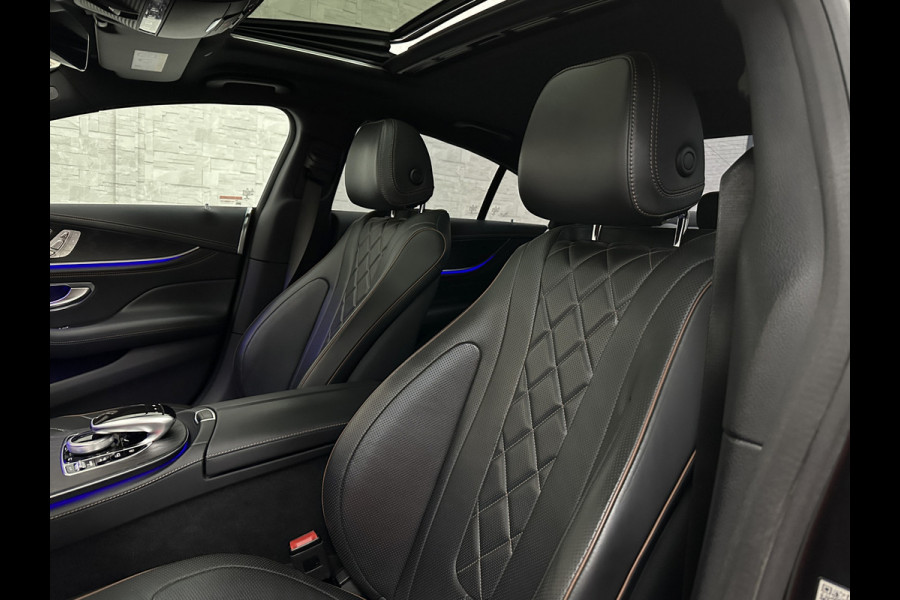 Mercedes-Benz CLS-Klasse 450 4MATIC Edition 1 AMG-Line | 360 Camera | Leder-Exclusief | ACC | Burmester | Schuifdak | Multibeam-LED | Sfeerverlichting | Memory | Stoelverwarming V+A | IWC-Klokje | ISO-Glas | 20'' | Dodehoek | Lane Assist | Carplay |
