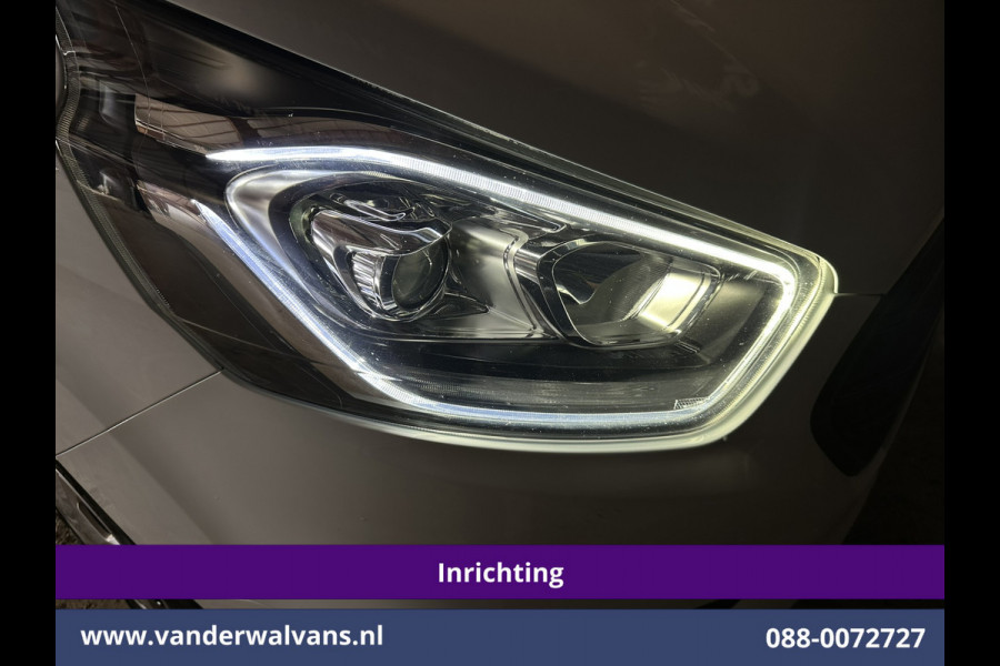 Ford Transit Custom 2.0 TDCI L1H1 Inrichting Euro6 Airco | Camera | LED | Cruisecontrol | Android Auto Stoelverwarming, Verwarmde voorruit, Parkeersensoren, Bijrijdersbank, 2500kg Trekhaak