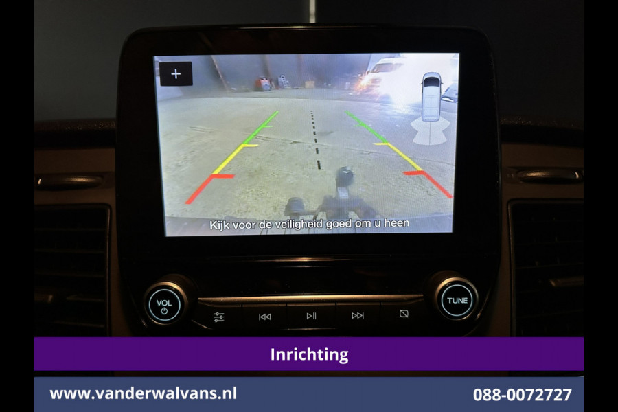 Ford Transit Custom 2.0 TDCI L1H1 Inrichting Euro6 Airco | Camera | LED | Cruisecontrol | Android Auto Stoelverwarming, Verwarmde voorruit, Parkeersensoren, Bijrijdersbank, 2500kg Trekhaak