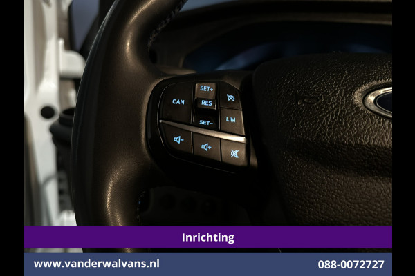 Ford Transit Custom 2.0 TDCI L1H1 Inrichting Euro6 Airco | Camera | LED | Cruisecontrol | Android Auto Stoelverwarming, Verwarmde voorruit, Parkeersensoren, Bijrijdersbank, 2500kg Trekhaak