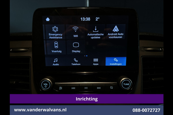 Ford Transit Custom 2.0 TDCI L1H1 Inrichting Euro6 Airco | Camera | LED | Cruisecontrol | Android Auto Stoelverwarming, Verwarmde voorruit, Parkeersensoren, Bijrijdersbank, 2500kg Trekhaak
