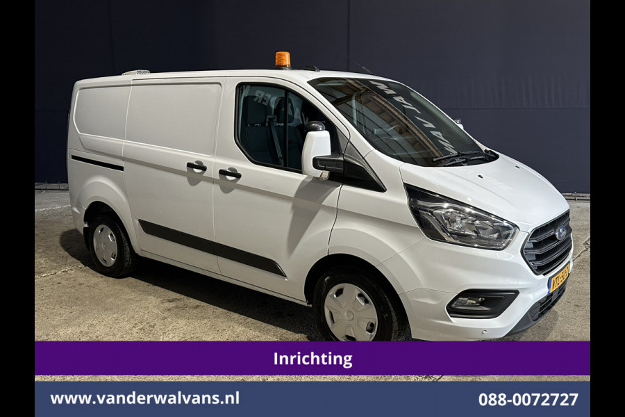 Ford Transit Custom 2.0 TDCI L1H1 Inrichting Euro6 Airco | Camera | LED | Cruisecontrol | Android Auto Stoelverwarming, Verwarmde voorruit, Parkeersensoren, Bijrijdersbank, 2500kg Trekhaak